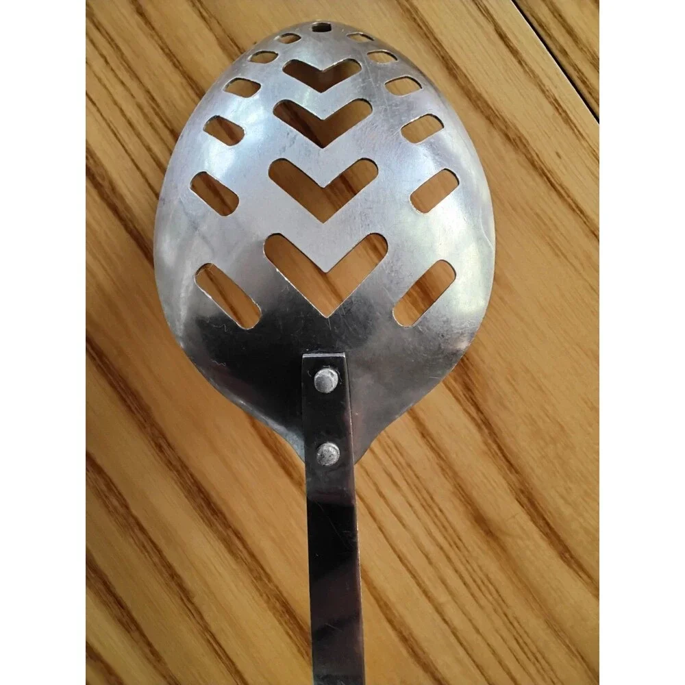 Vintage Premier Knife Co. StainlessSteel Slotted Spoon 12.5